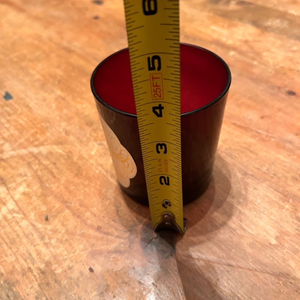 The Vampire’s Wife Trudon collab empty Bonfire red glass candle vessel with box. - Picture 11 of 11